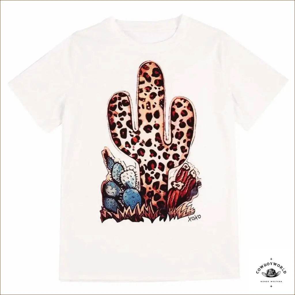 T-Shirt Western Wild Cactus - Cowboy World
