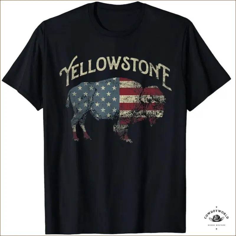T-Shirt Yellowstone - Cowboy World