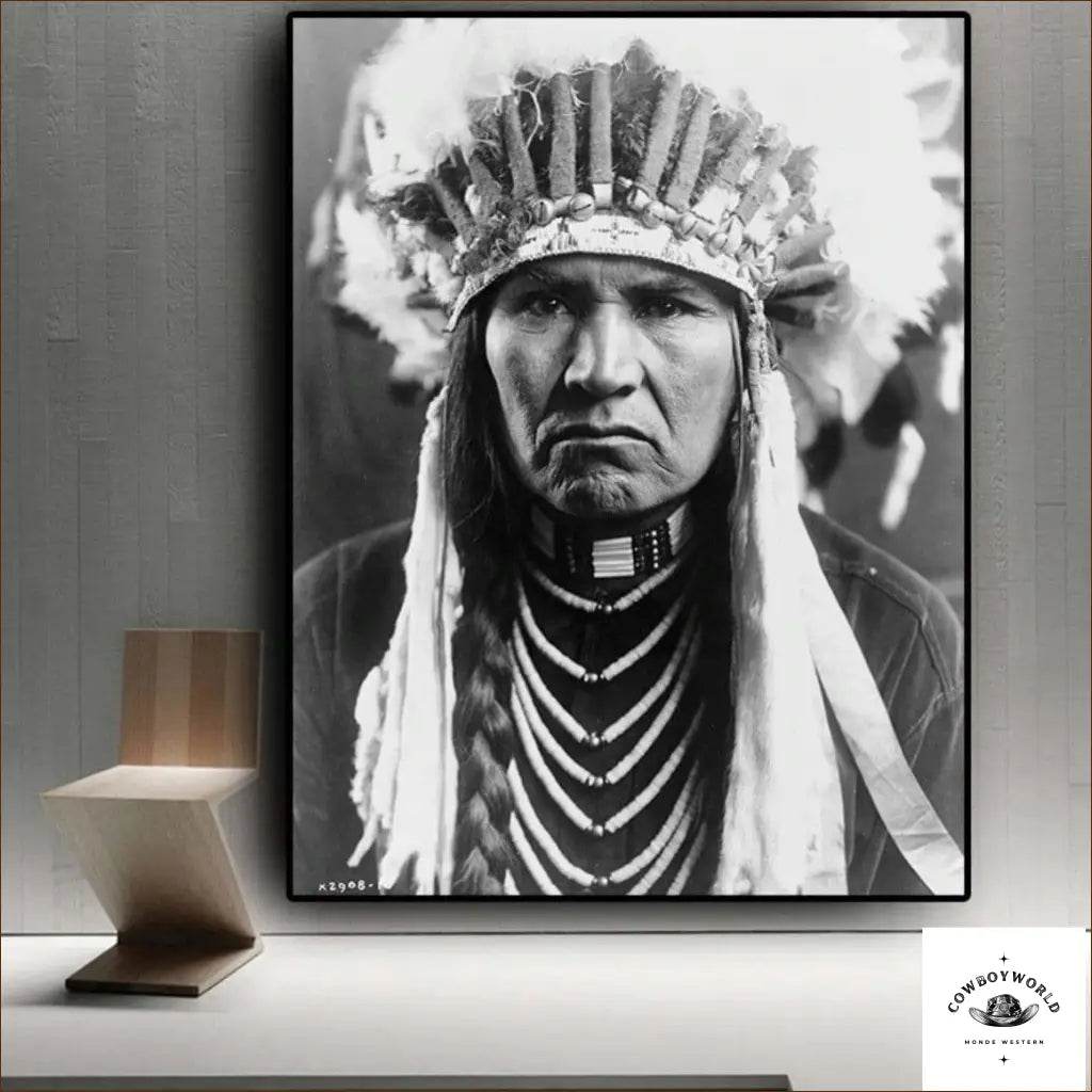 Tableau Amérindien - Cowboy World