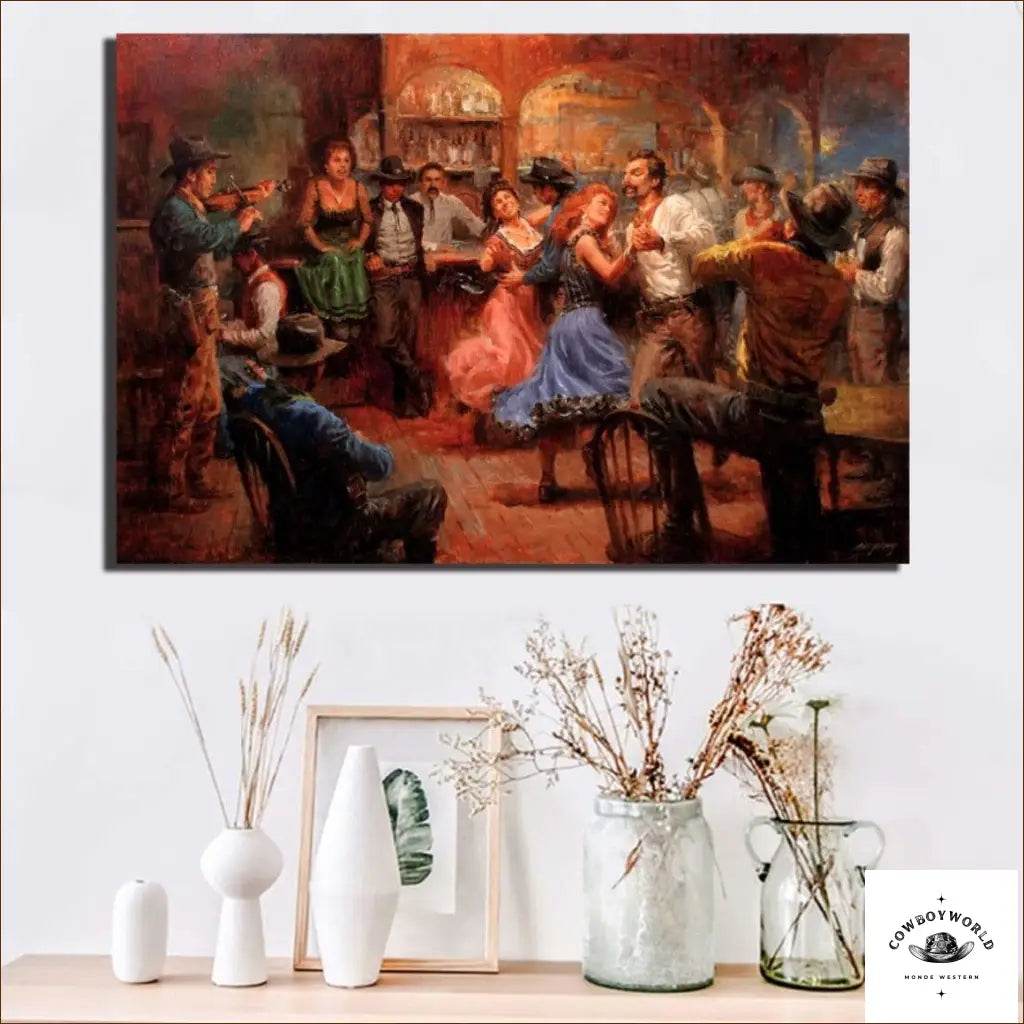 Tableau Bar Western - Cowboy World