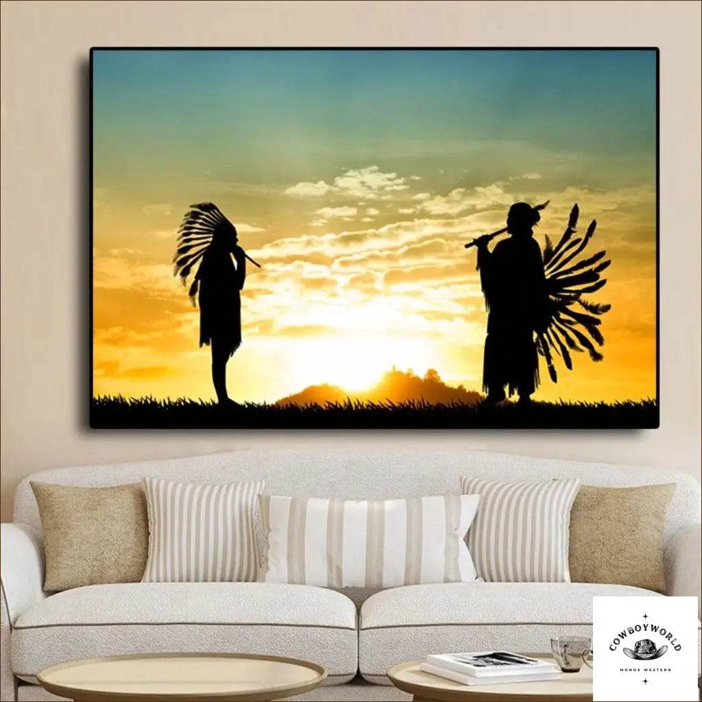 Tableau Femme Western - Cowboy World