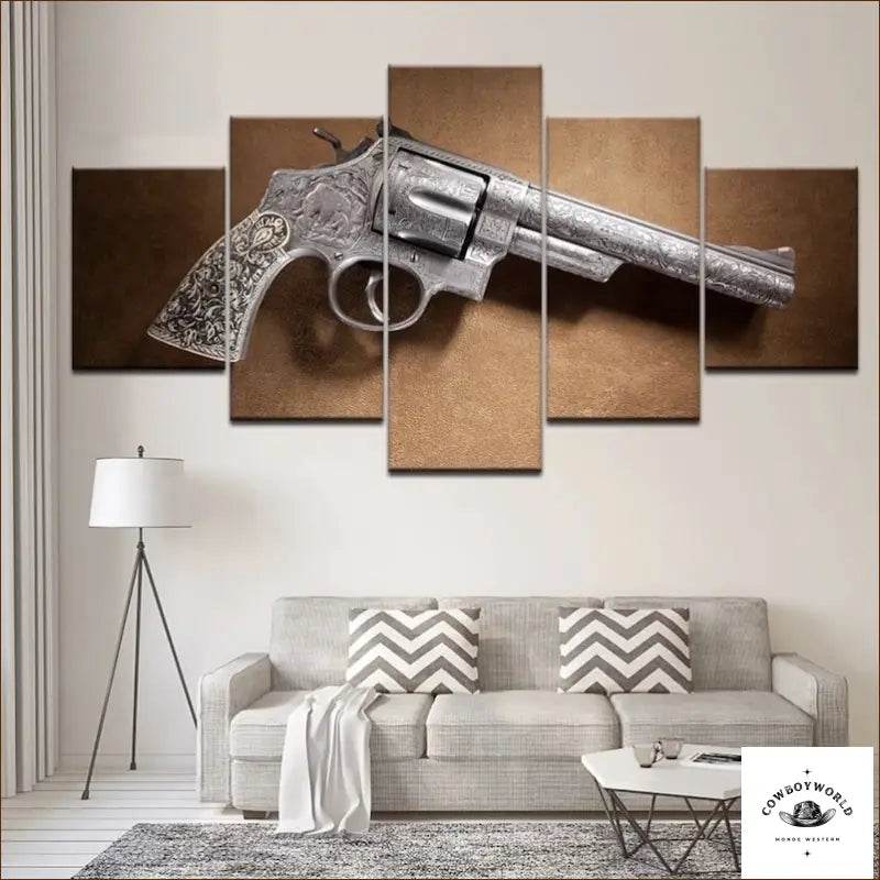 Tableau Revolver - Cowboy World
