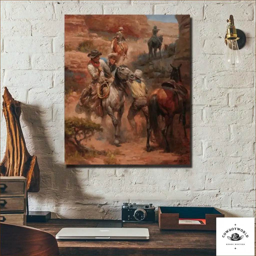 Tableau Style Western - Cowboy World