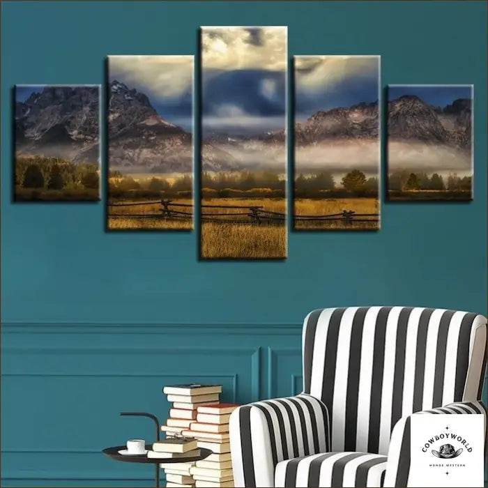 Tableau Western - Cowboy World