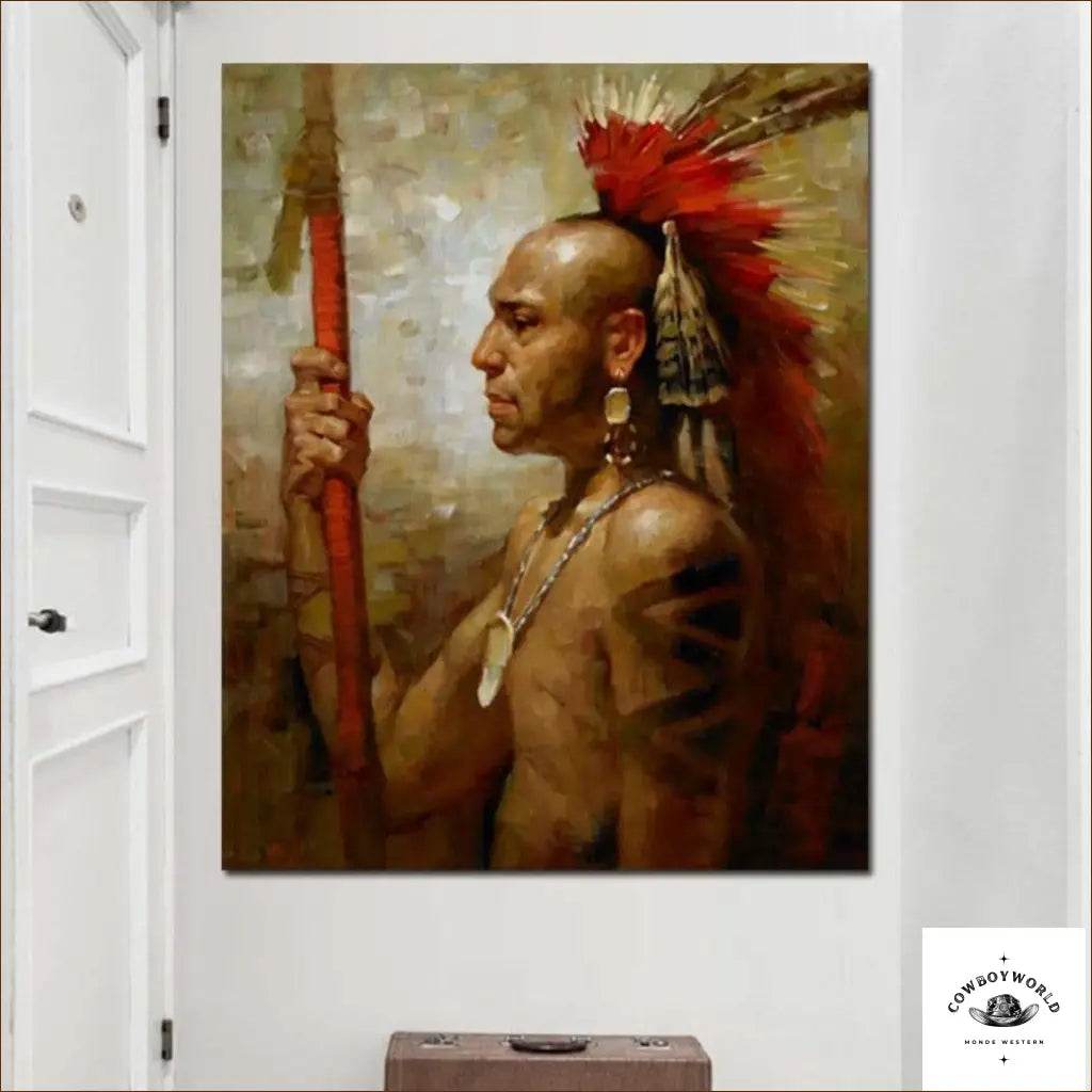 Tableau Western Indien - Cowboy World