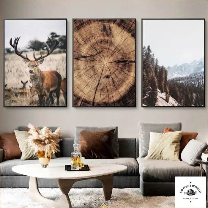 Tableau Western Renne - Cowboy World