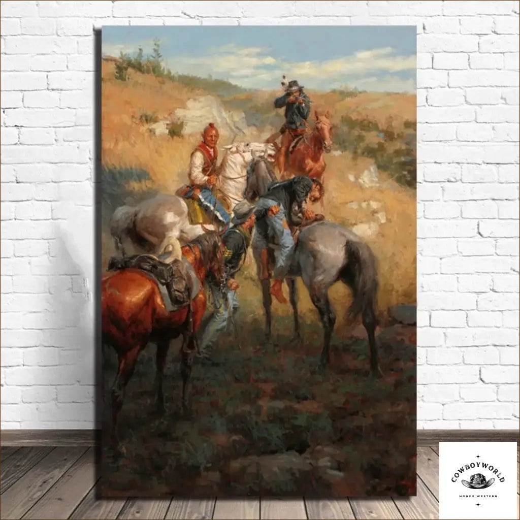 Tableau Western Reproduction - Cowboy World