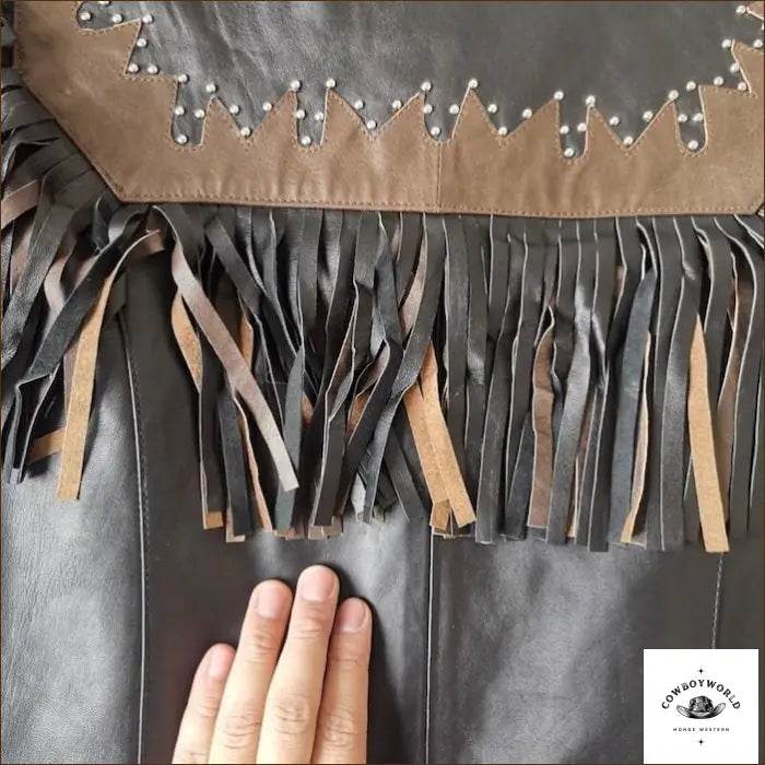 Veste à Franges Western Homme - Cowboy World