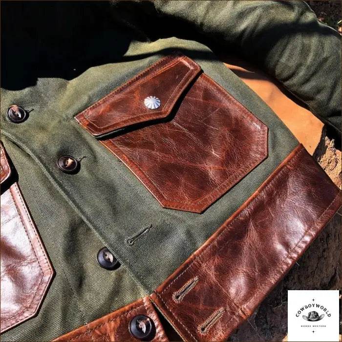 Veste Cowboy Verte - Cowboy World