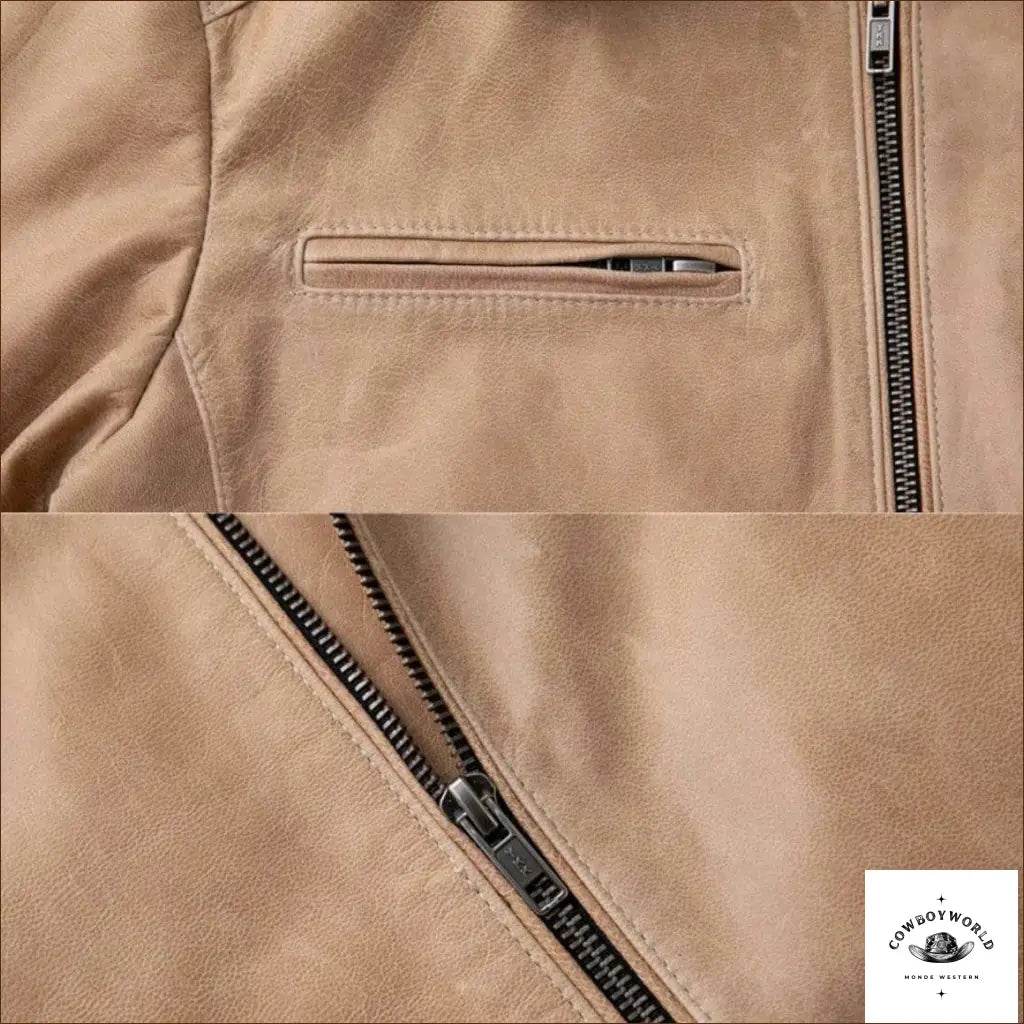 Veste Cuir Western - Cowboy World