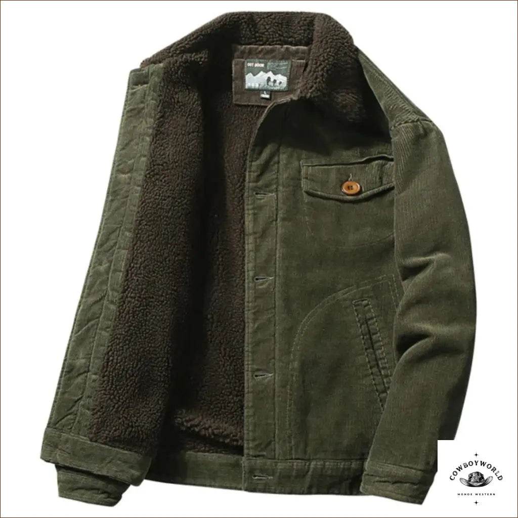 Veste Style Western en Velours Côtelé - Cowboy World