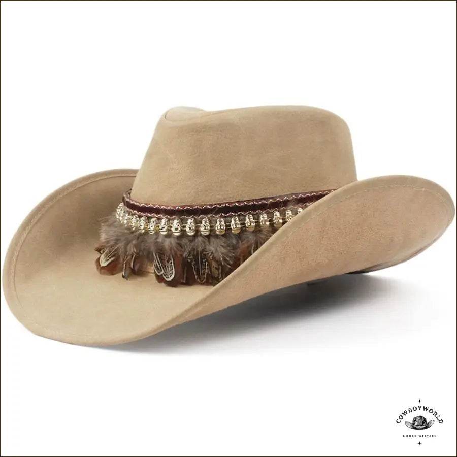 Chapeau Country Cuir - Cowboy World