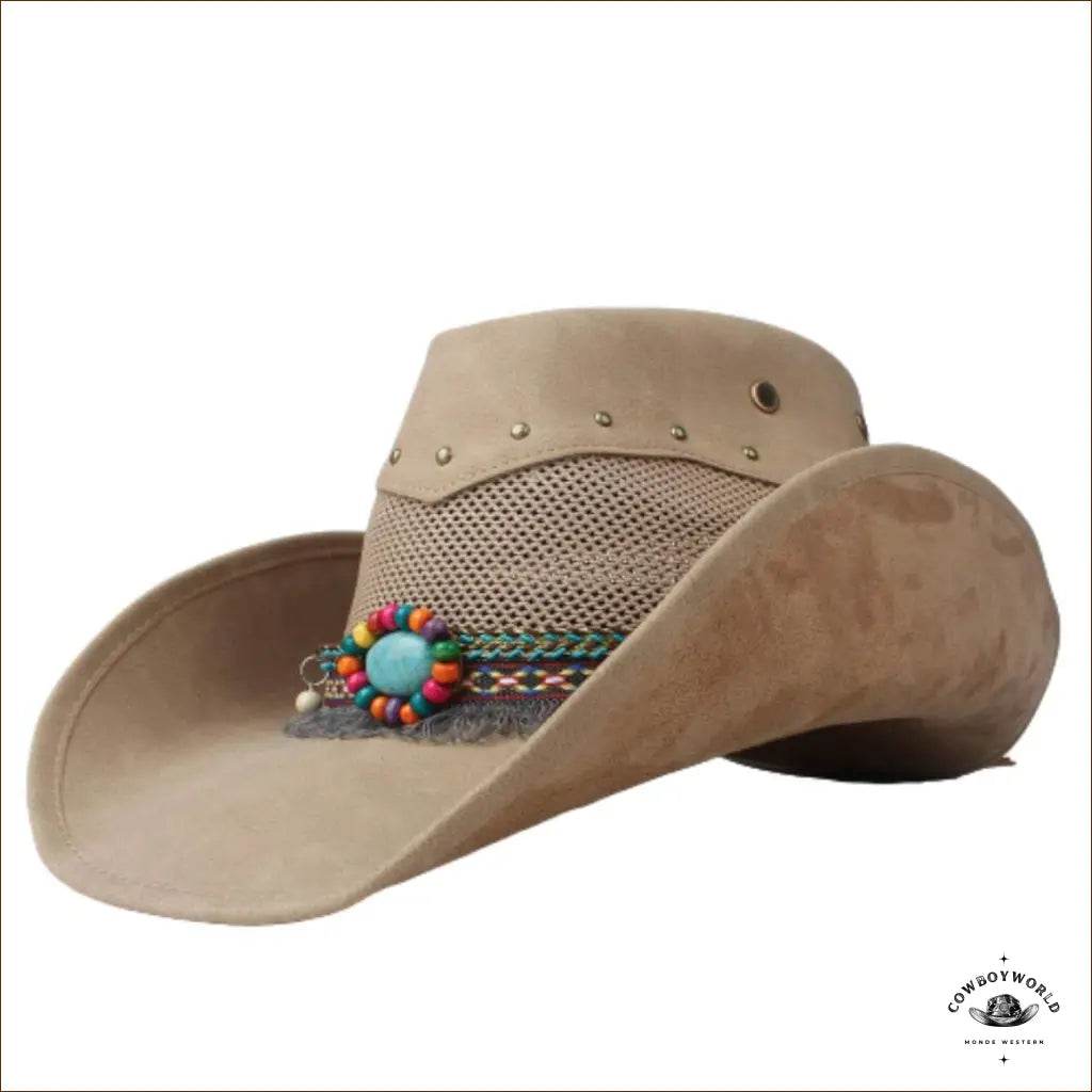 Chapeau Country Cuir Femme - Cowboy World