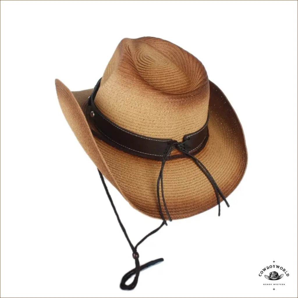 Chapeau Country En Paille - Cowboy World