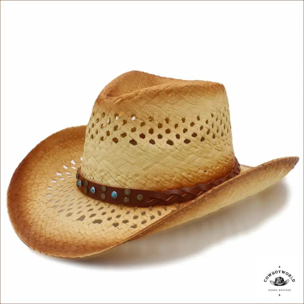 Chapeau Country Paille Femme - Cowboy World