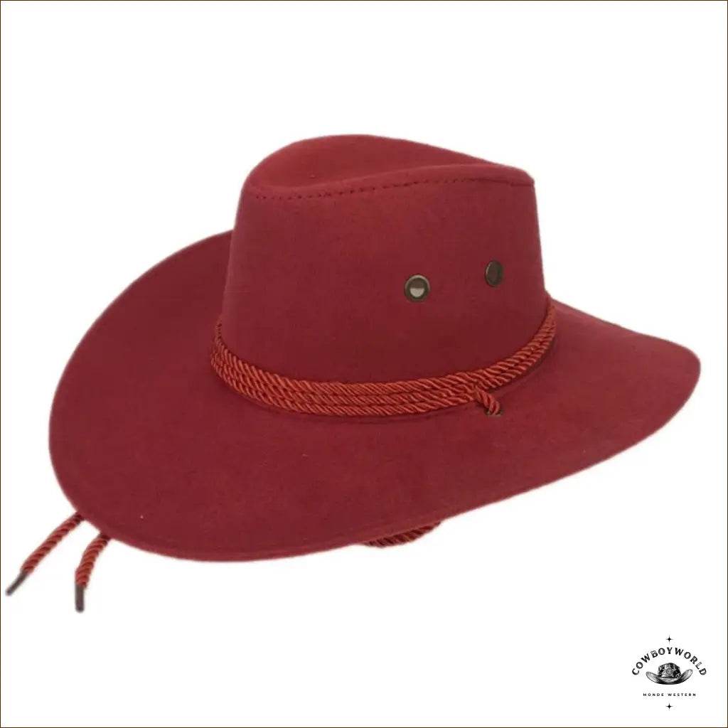 Chapeau Cowboy Rouge - Cowboy World