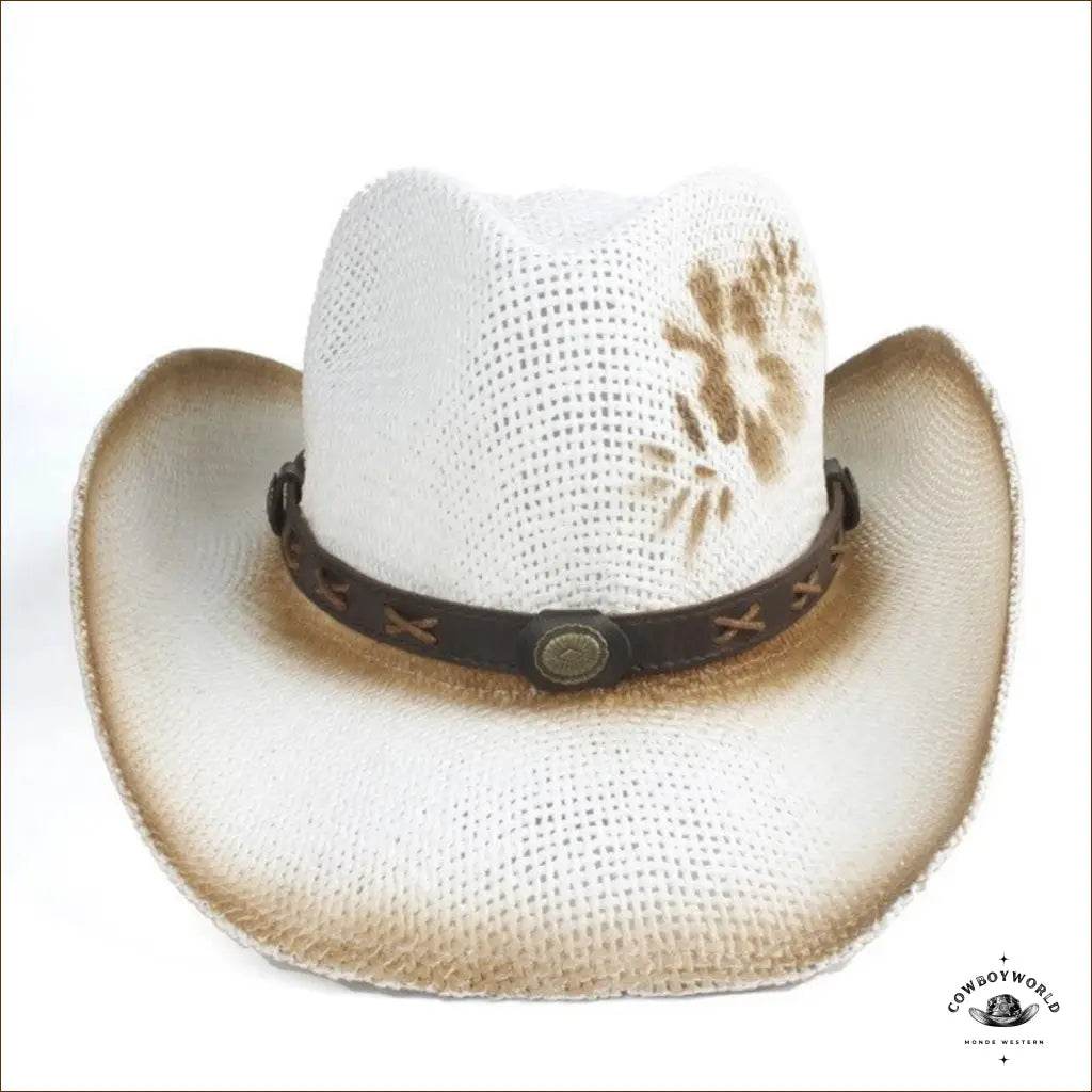 Chapeau de Country Blanc - Cowboy World