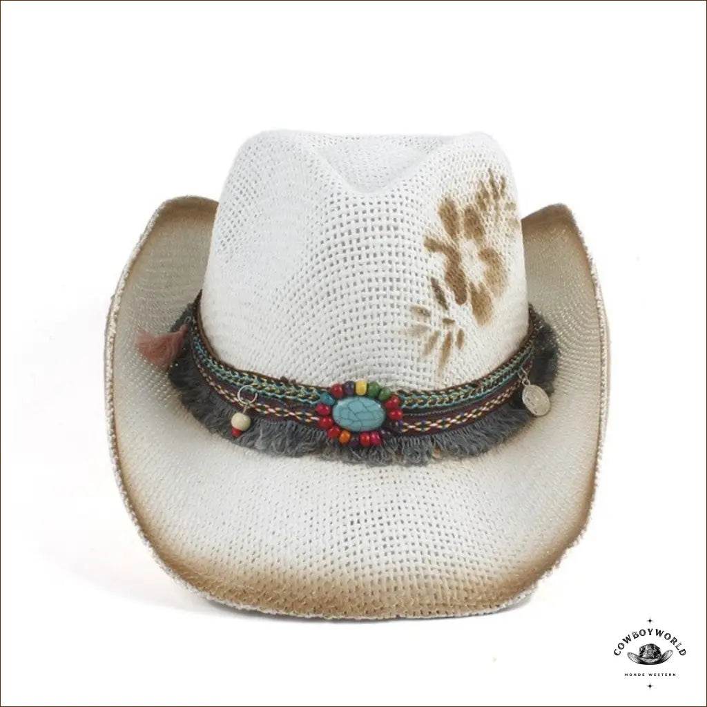 Chapeau de Country Blanc - Cowboy World