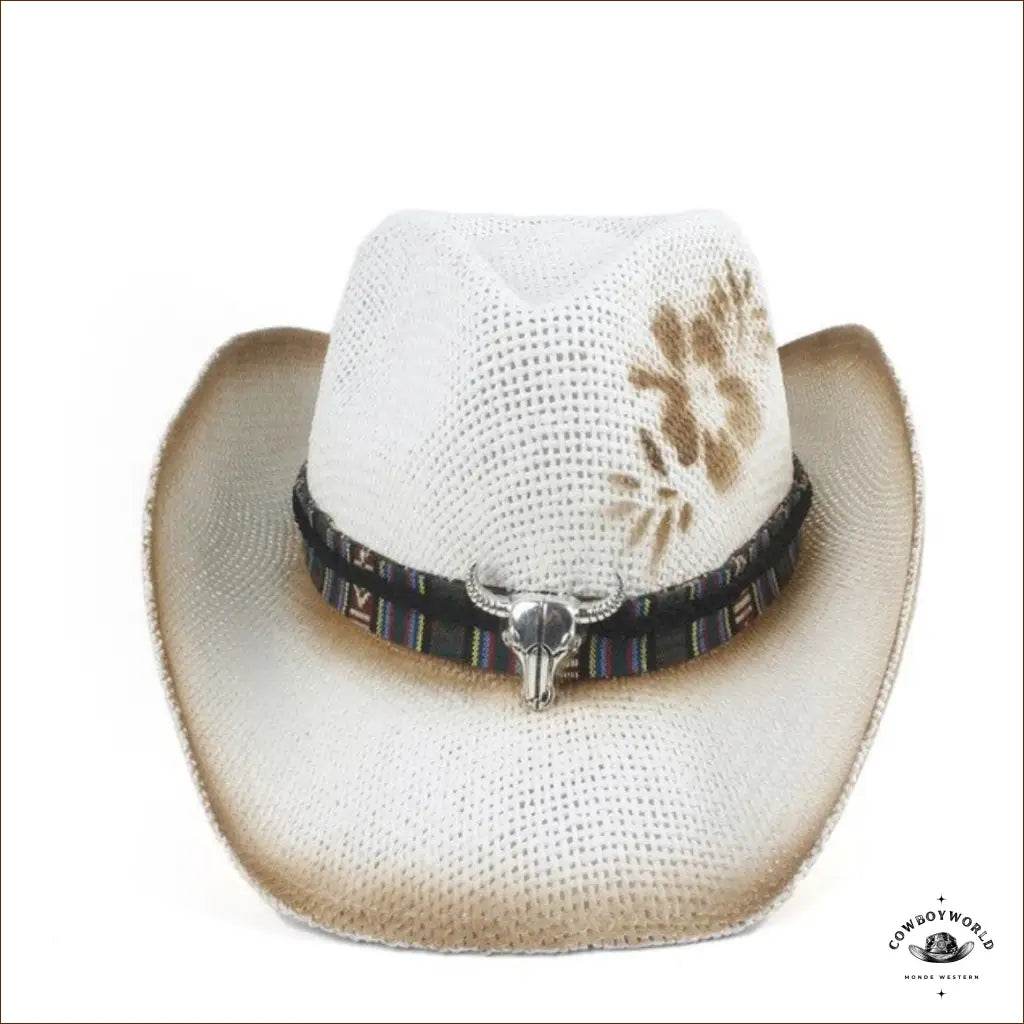 Chapeau de Country Blanc - Cowboy World