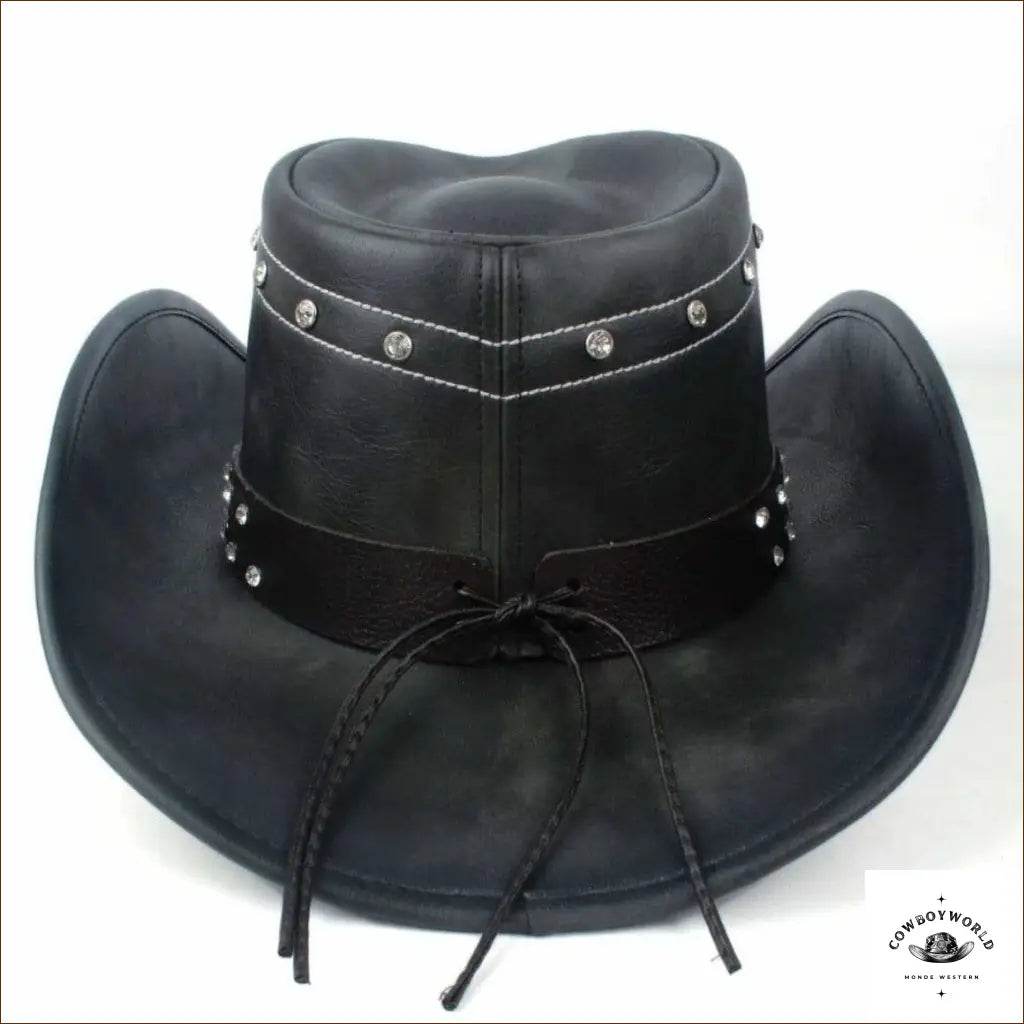 Chapeau de Cow-Boy Western Noir - Cowboy World