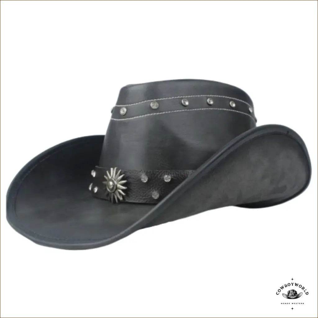 Chapeau de Cow-Boy Western Noir - Cowboy World