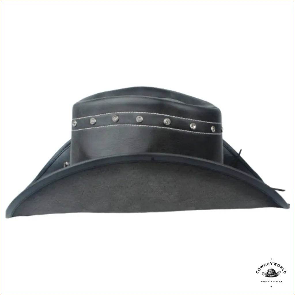 Chapeau de Cow-Boy Western Noir - Cowboy World
