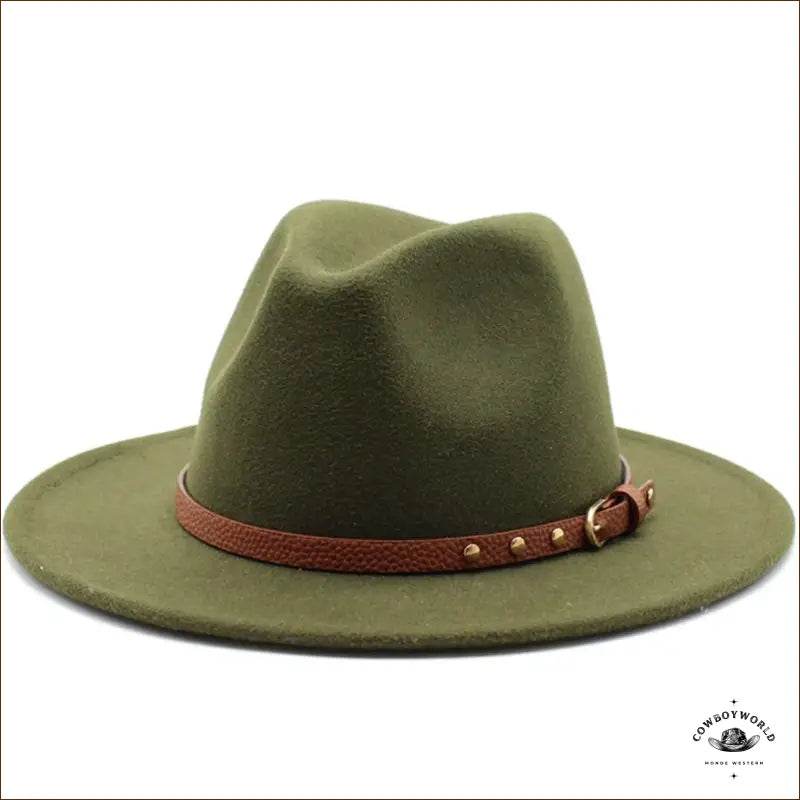 Chapeau de Cowboy à Bord Plat - Cowboy World