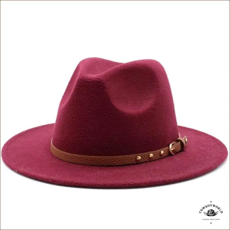 Chapeau de Cowboy à Bord Plat - Cowboy World