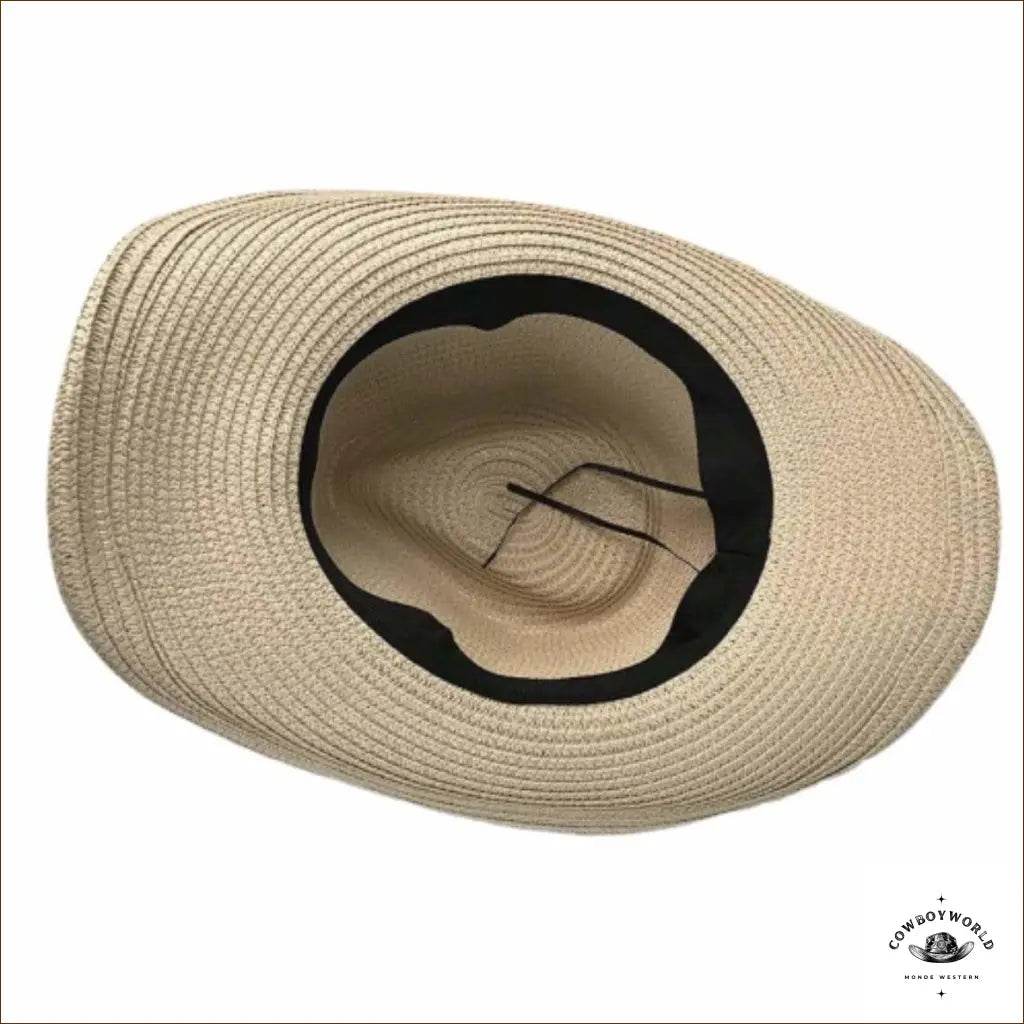 Chapeau de Cowboy Authentique en Paille - Cowboy World