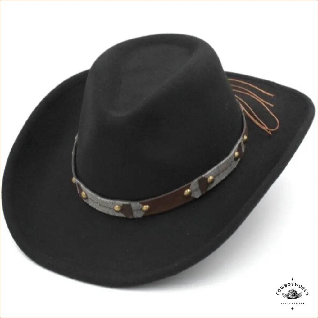 Chapeau de Cowboy Avec Ficelle - Cowboy World