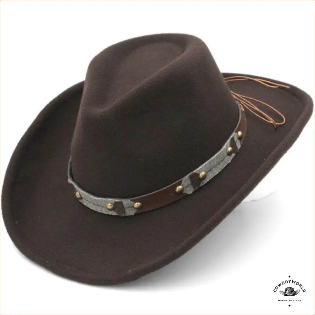 Chapeau de Cowboy Avec Ficelle - Cowboy World