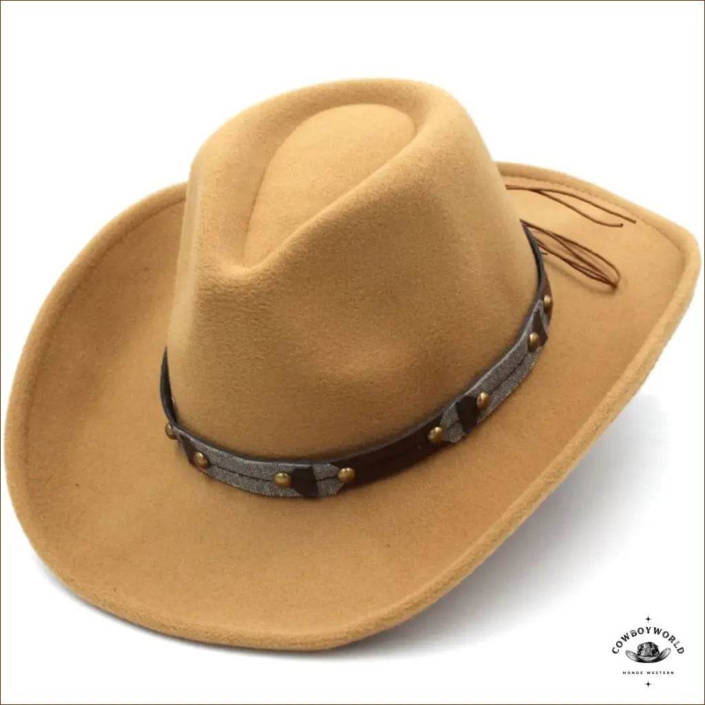Chapeau de Cowboy Avec Ficelle - Cowboy World
