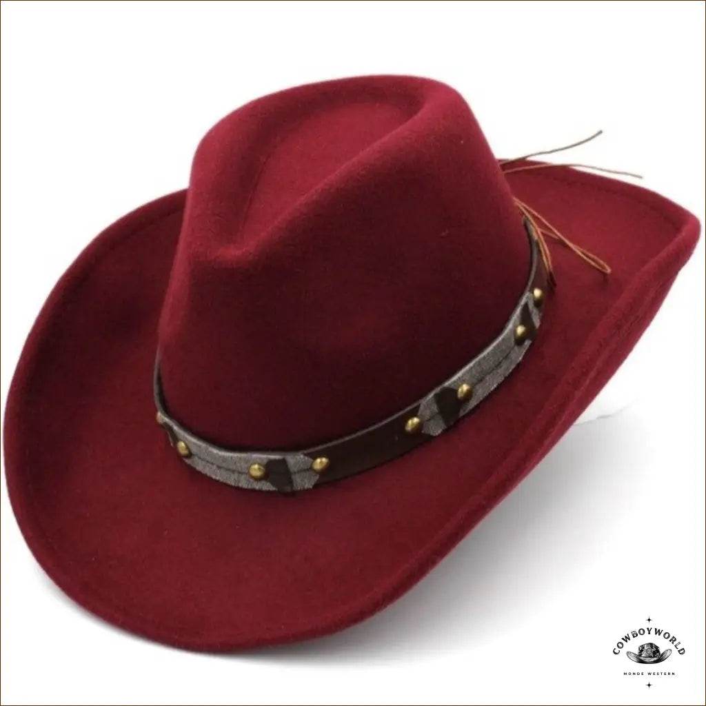 Chapeau de Cowboy Avec Ficelle - Cowboy World