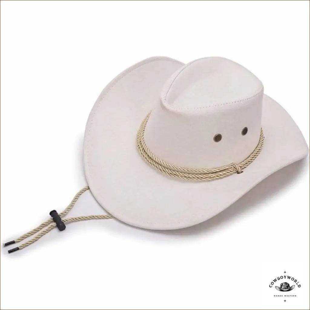 Chapeau de Cowboy Blanc - Cowboy World