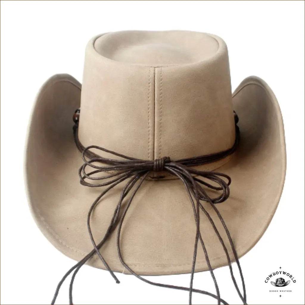 Chapeau de Cowboy Cuir Femme - Cowboy World