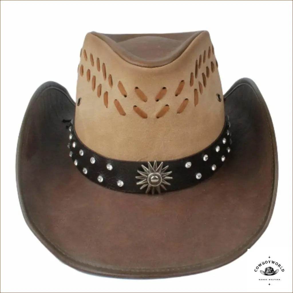 Chapeau de Cowboy Cuir Homme - Cowboy World