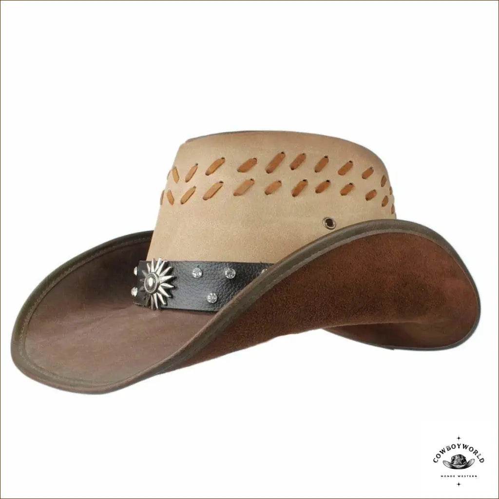 Chapeau de Cowboy Cuir Homme - Cowboy World