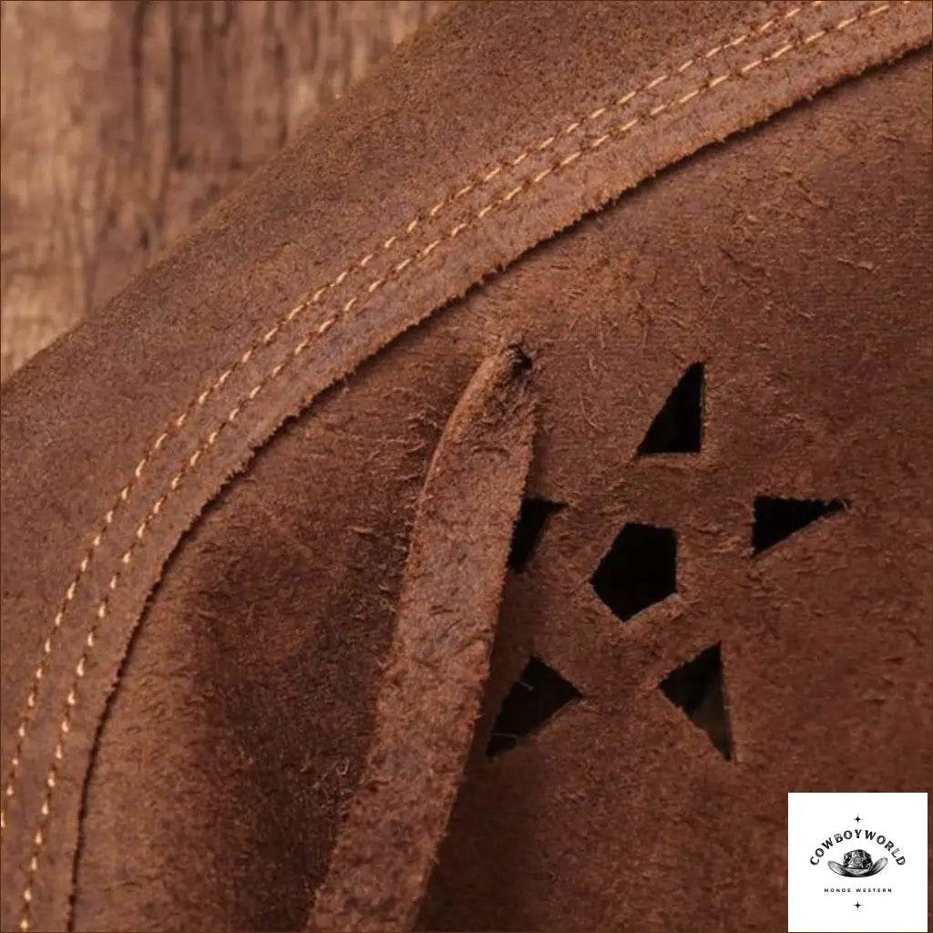 Chapeau de Cowboy en Cuir - Cowboy World