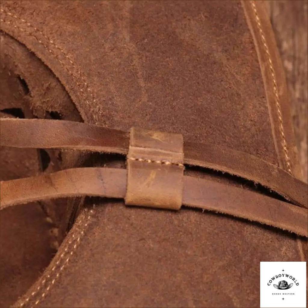 Chapeau de Cowboy en Cuir - Cowboy World
