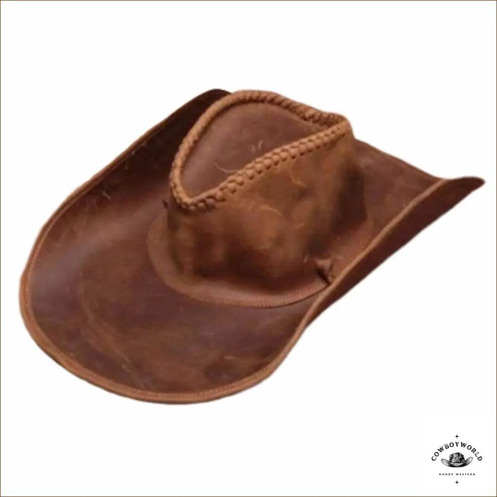 Chapeau de Cowboy en Cuir - Cowboy World