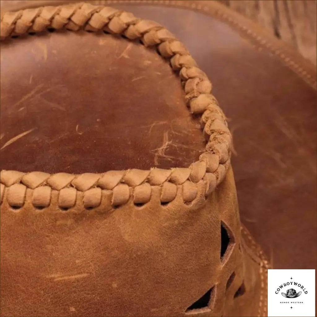 Chapeau de Cowboy en Cuir - Cowboy World