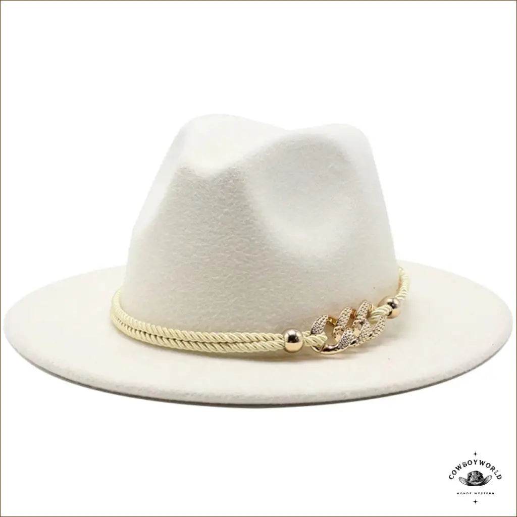 Chapeau de Cowboy Femme Blanc - Cowboy World