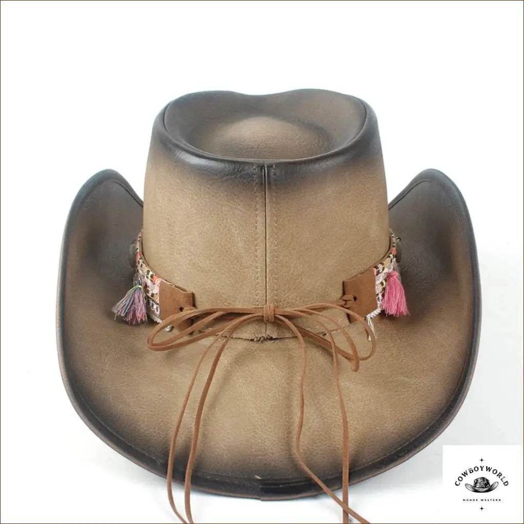 Chapeau de Cowboy Femme Cuir - Cowboy World