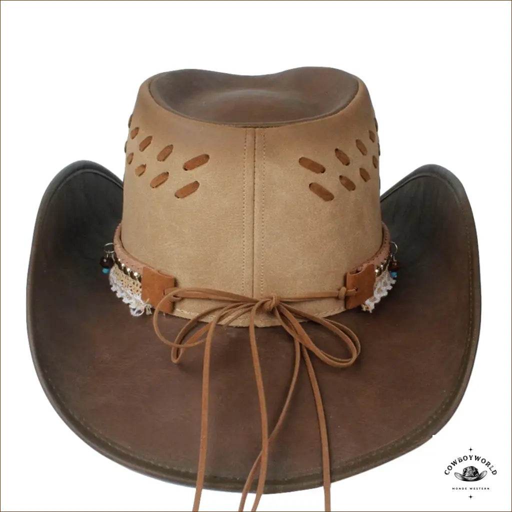 Chapeau de Cowboy Femme Marron - Cowboy World