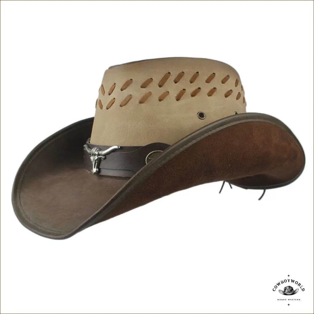 Chapeau de Cowboy Homme Cuir - Cowboy World