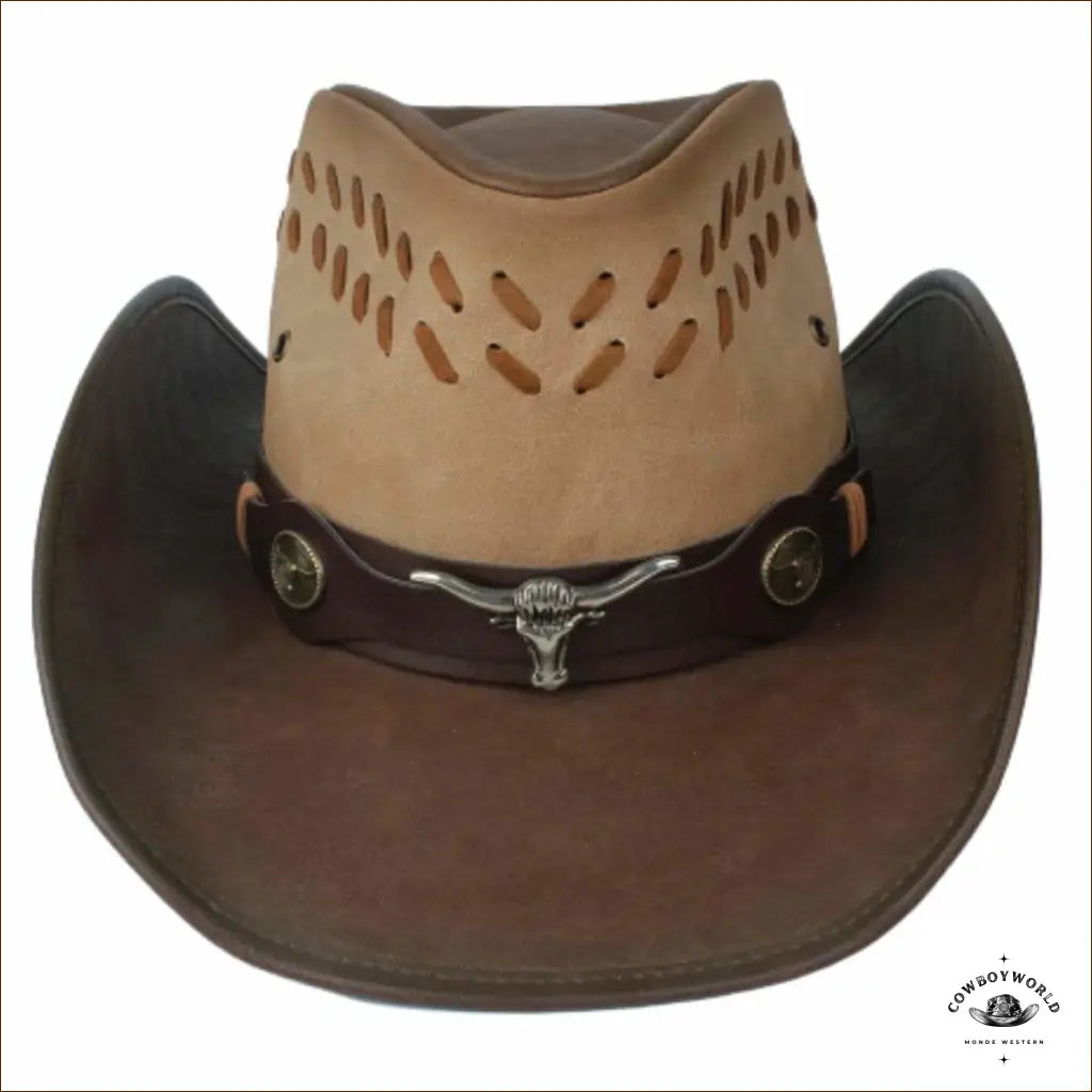 Chapeau de Cowboy Homme Cuir