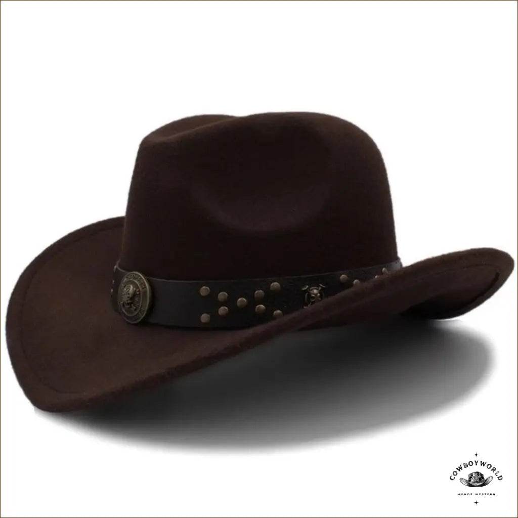 Chapeau de Cowboy Homme Feutre - Cowboy World