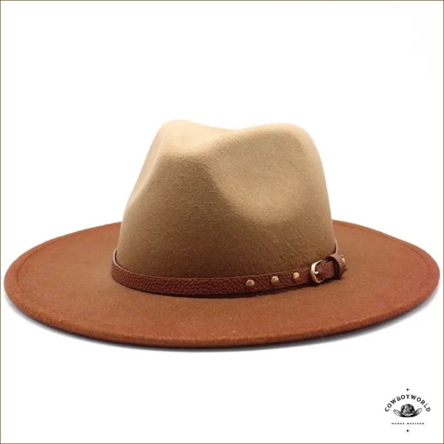 Chapeau de Cowboy Marron Femme - Cowboy World