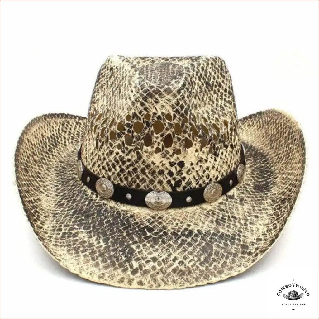 Chapeau de Cowboy Paille Été - Cowboy World