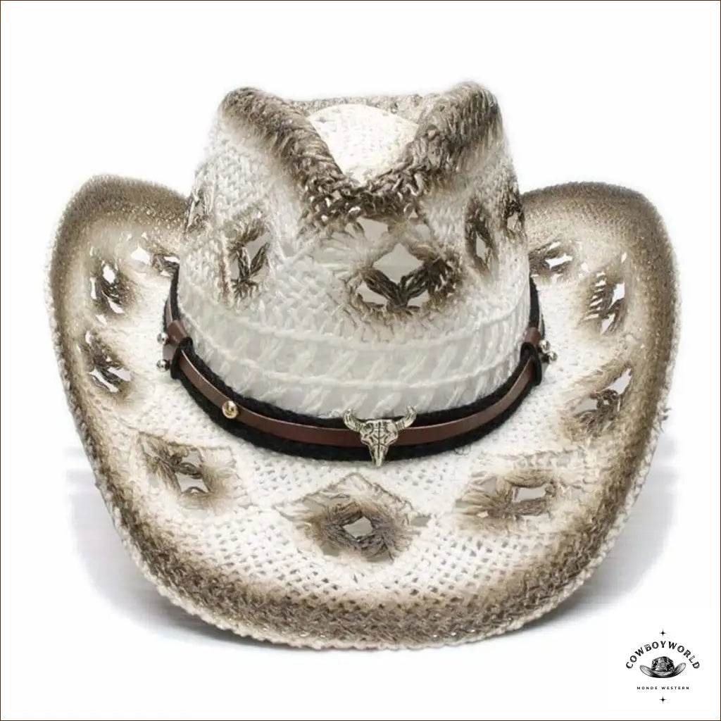 Chapeau de Cowboy Paille Femme - Cowboy World